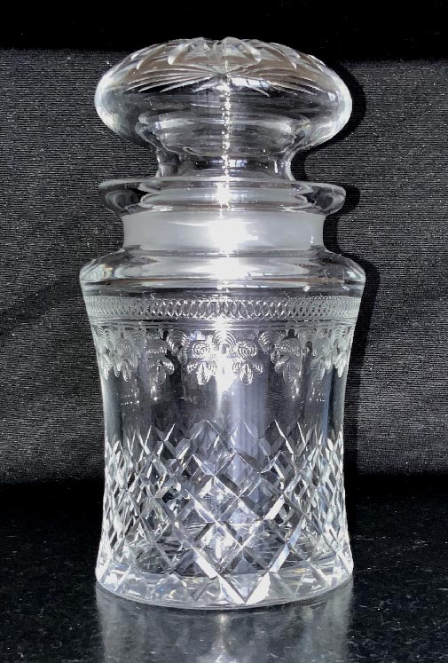 Early 1900's glass pickle jar